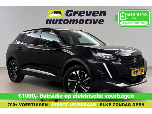 Peugeot 2008 - Allure 50 kWh | Snelladen | SOH 91% | Virtual | Camera | Adap.Cruise | Clima | Navi | Keyless
