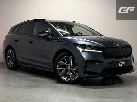 Škoda Enyaq iV 60 Sportline SOH 87% Carplay Camera Sfeerver. Stoel/Stuur verwarming