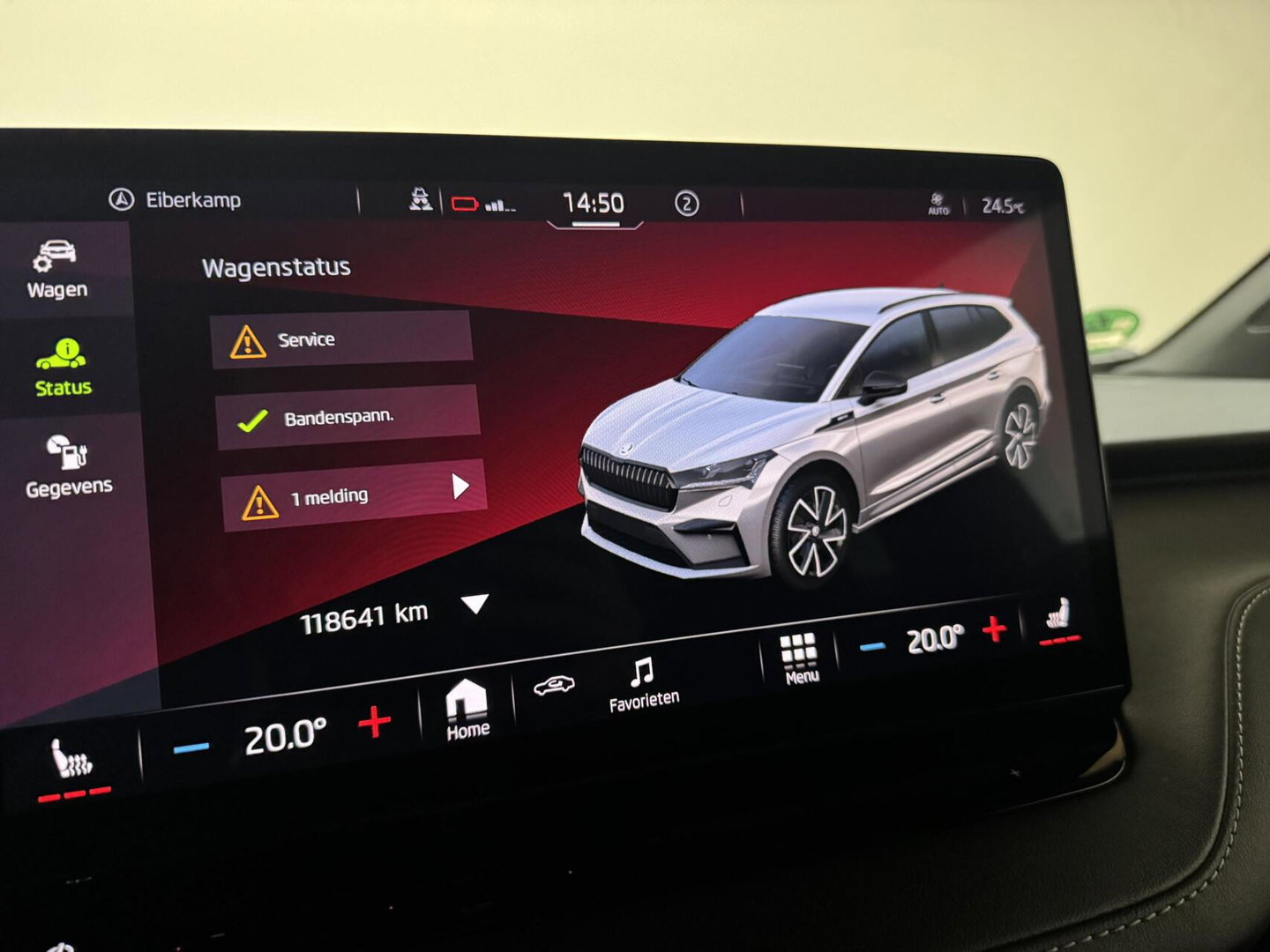 Škoda Enyaq iV 60 Sportline SOH 87% Carplay Camera Sfeerver. Stoel/Stuur verwarming