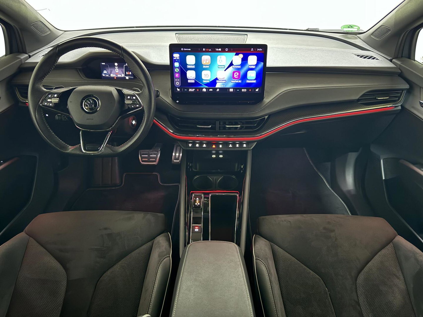 Škoda Enyaq iV 60 Sportline SOH 87% Carplay Camera Sfeerver. Stoel/Stuur verwarming