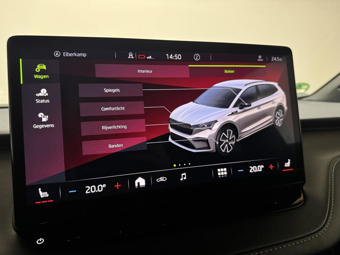 Škoda Enyaq iV 60 Sportline SOH 87% Carplay Camera Sfeerver. Stoel/Stuur verwarming