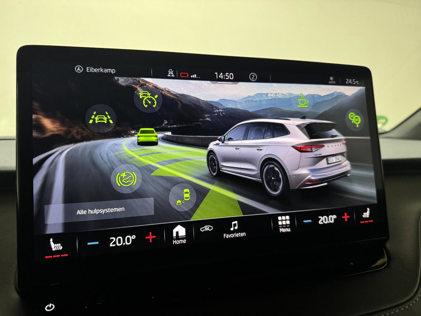 Škoda Enyaq iV 60 Sportline SOH 87% Carplay Camera Sfeerver. Stoel/Stuur verwarming