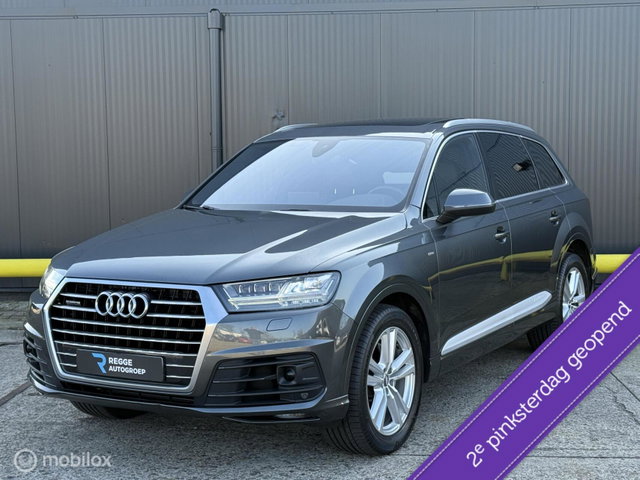 Audi Q7 - 3.0 TDI quattro S-Line GRIJS KENTEKEN | PANODAK |