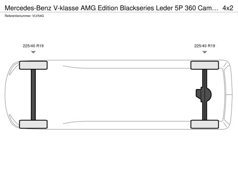 Mercedes-Benz V-Klasse AMG Edition Blackseries Leder 5P 360 Cam 19"LM Luchtvering