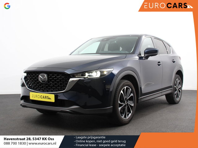 Mazda CX-5 - 2.0 SkyActiv-G 165pk Automaat Exclusive-Line Navigatie Climate control Adaptieve cruise control Parkeersensoren 360* camera Keyless Verwarmde voorstoelen Stuurverwarming LED Navigatie HUD Bose geluidsinstallatie Apple Carplay/ Android Auto