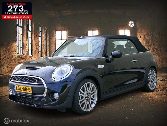 MINI Cooper S Cabrio - 2.0 - 18" - leer - H/K - HUD - BTW auto