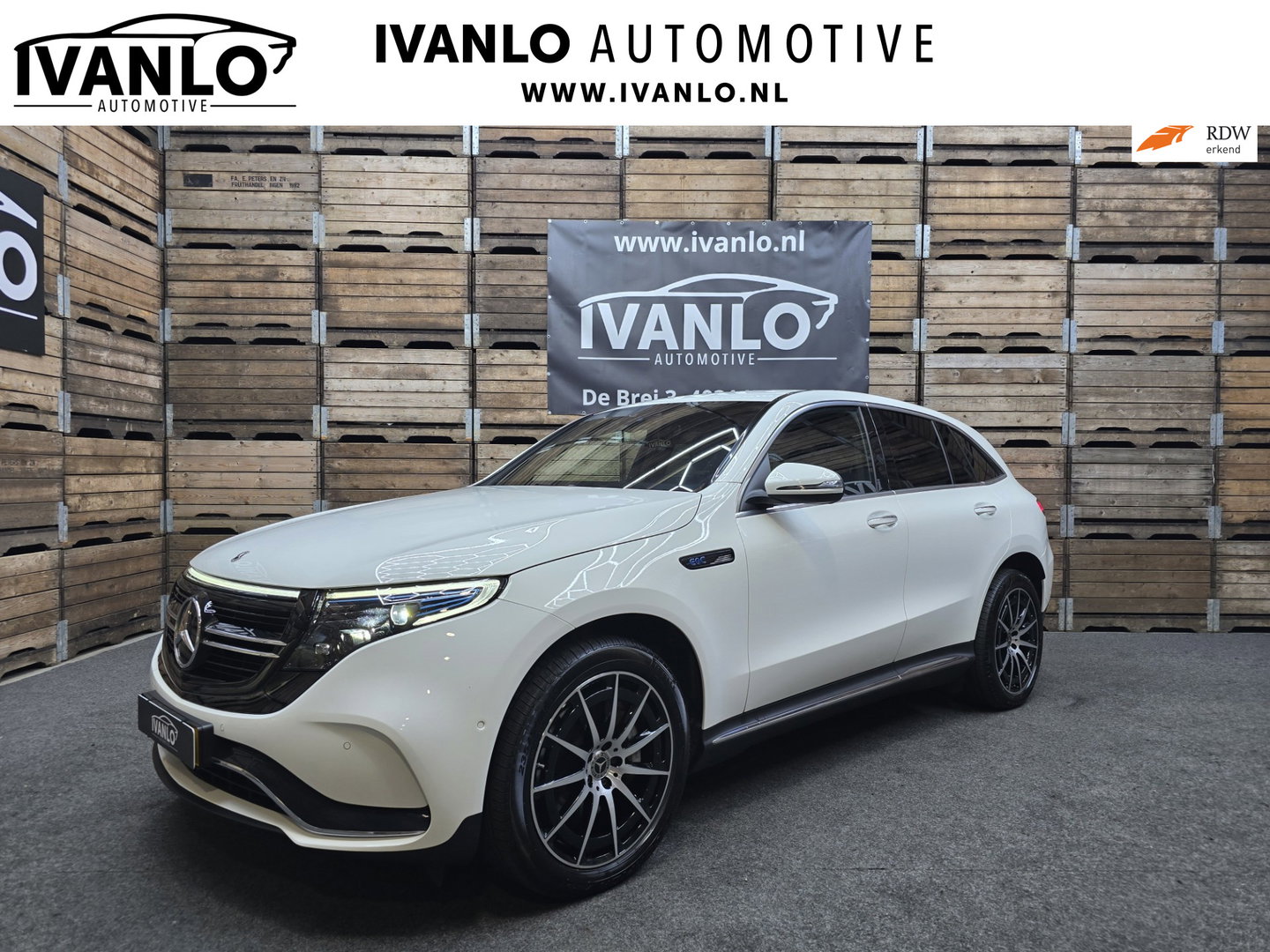 Mercedes-Benz EQC 400 4MATIC Business Solution AMG 80 kWh Navi Sfeerverlichting Camera 20"LM
