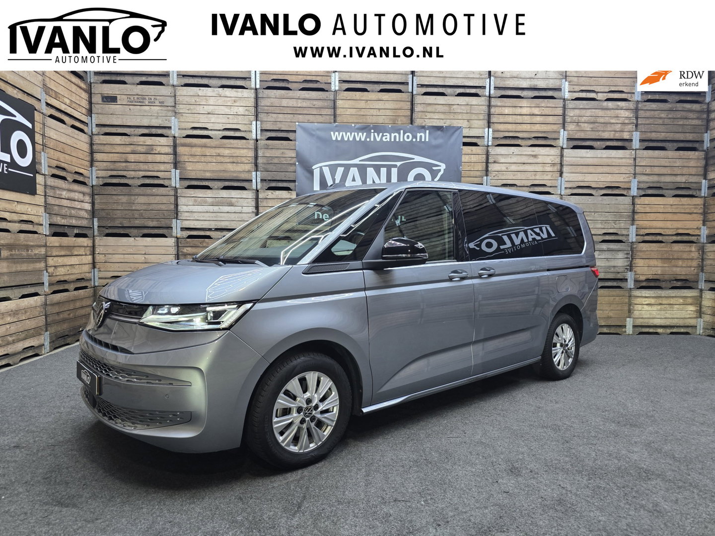 Volkswagen Multivan 1.4 eHybrid L2H1 Style 7p. Trekh. 218 PK DSG Pano LEd Carplay Clima Cruise 17"LM 97.8 % SOH