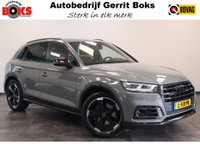Audi Q5 - 2.0 TFSI quattro Sport S Line Black Edition QUANTUM GRIJS Head up Leder Panorama dak