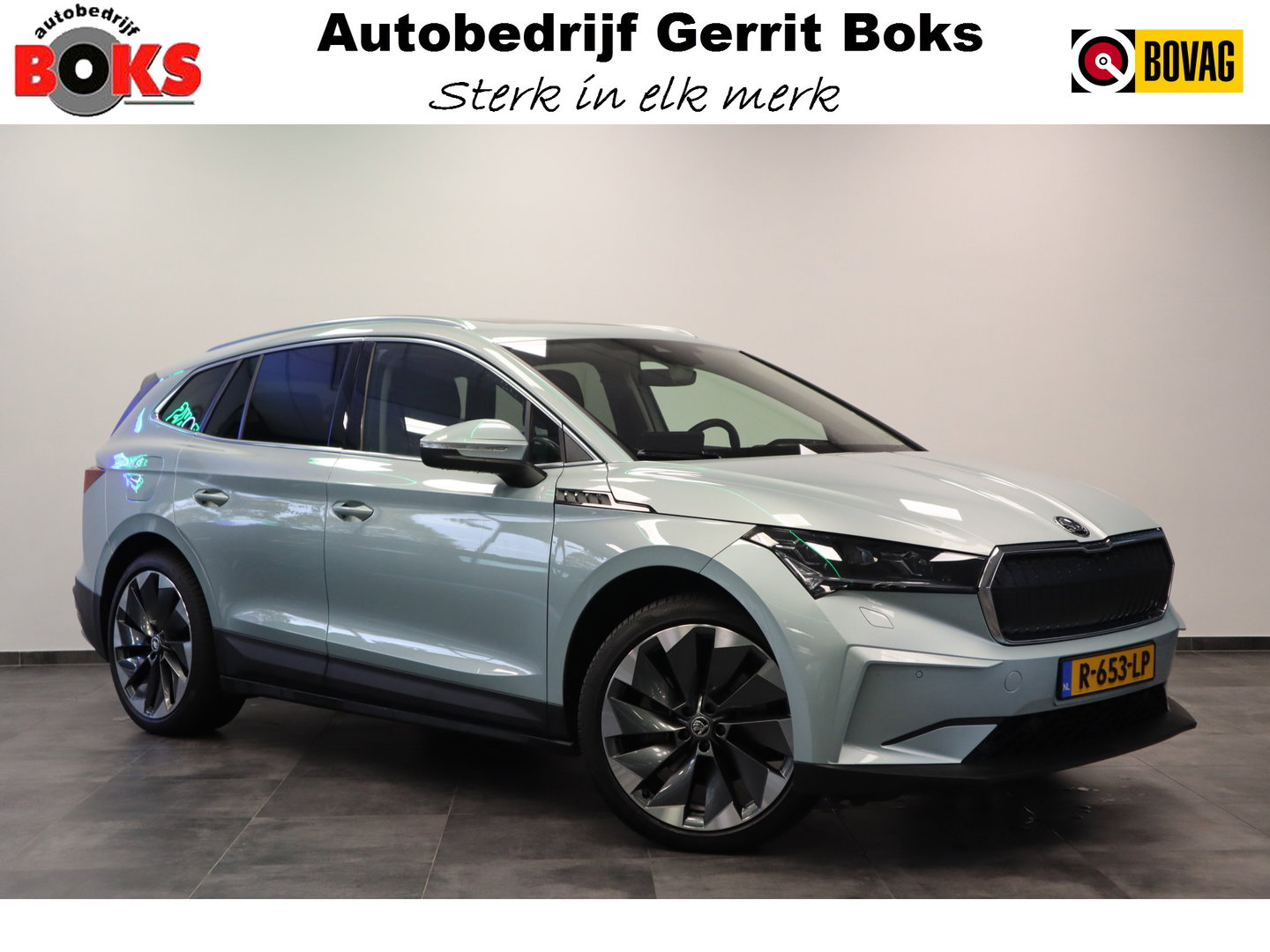Škoda Enyaq iV 80 First Edition High Panoramadak HUD VCP Navi Clima Cruise Camera 21"LM 24 Maanden garantie* (Vraag naar de voorwaarden)
