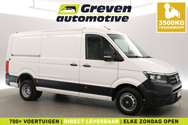 Volkswagen Crafter - 2.0 TDI 177PK L3H2 | Dubbellucht | 3500kg Trekgew. | Airco | Cruise | Camera | Carplay | Navi | Trekhaak