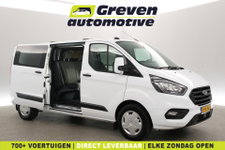 Ford Transit Custom - 2.0 TDCI L2H1 | Dubbele Cabine | 2800kg Trekgew. | Airco | Cruise | Trekhaak | Parkeersens.