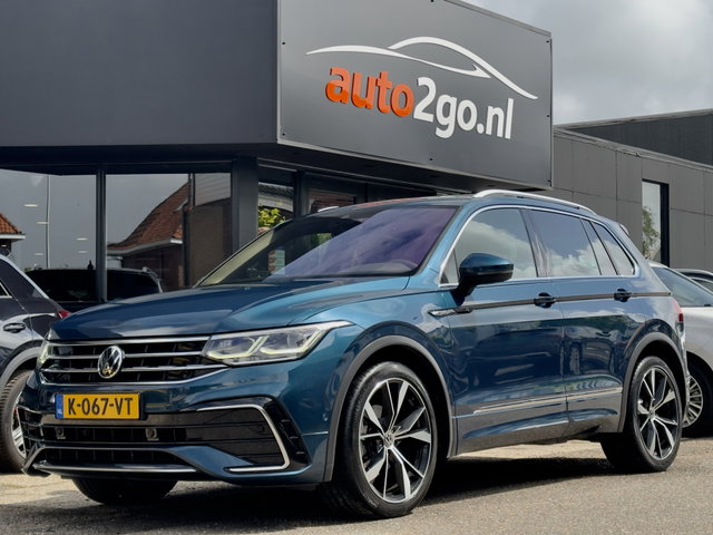 Volkswagen Tiguan - 1.5 TSI AUT7 3X R-LINE PANODAK VOL-LEDER 20 INCH-LMV NAVI CAMERA DIGI-DASH APPLE-CARPLAY LED PDC