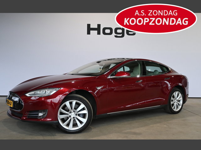 Tesla Model S - 85 Performance Tech Pack ECC Navigatie Licht metaal MARGE 339KM Actieradius! Inruil mogelijk