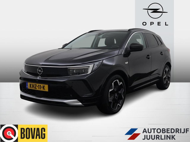 Opel Grandland - 1.6 Turbo 300pk Plug-In Hybrid 4x4 Ultimate Leder/ Stoel.Koeling-Verwarming/Trekhaak/El.Klep/Keyless/Led/Nav/Camera/Carplay