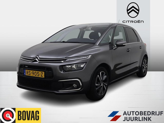 Citroën C4 Picasso - 1.2T 130Pk Automaat Shine Pano/Camera/Trekhaak/ 4S.Banden/El.Klep/Ecc/H.Leder/Comfort.Stoelen/Led