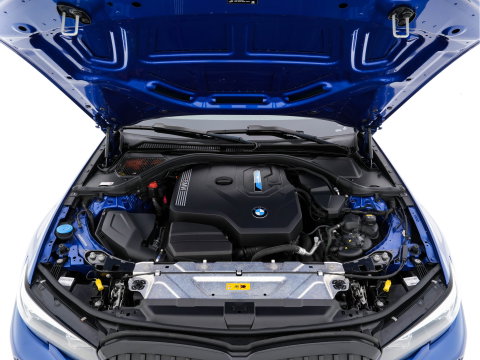 BMW 3 Serie Touring 330e High Executive M-Sportpack (Plug-in) Aut. *LEATHER-MICROFIBRE | FULL-LED | DIGI-COCKPIT | HEATED-SPORTSEATS | CAMERA | CARPLAY | SHIFT-PADDLES | NAVI-FULLMAP | PRIVACY-GLASS | ECC | PDC | CRUISE | TOWBAR | 18''ALU*