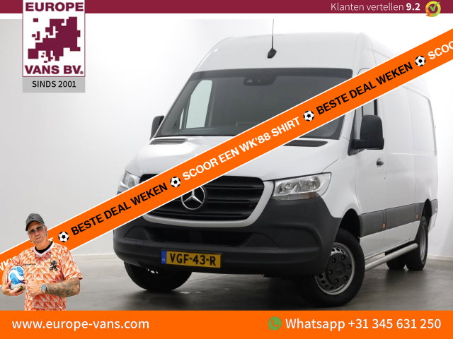 Mercedes-Benz Sprinter - 516 CDI 163pk 7G Automaat L2H2 Airco/Camera/Trekhaak 3500kg 08-2020