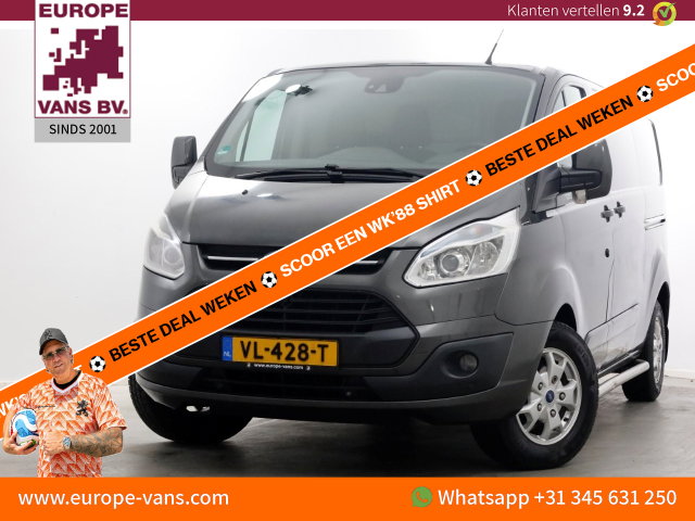 Ford Transit Custom - 2.2 TDCI 125pk L2H1 Limited Camera/2x Schuifdeur/Trekhaak 2800kg 01-2015