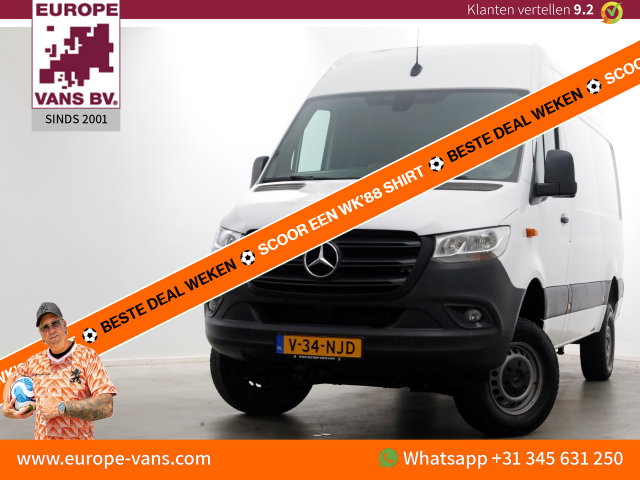 Mercedes-Benz Sprinter - 316 CDI 163pk E6 L2H2 4X4 ZG3 Airco 08-2019