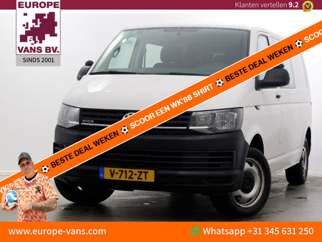 Volkswagen Transporter - T6 2.0 TSI Benzine 4Motion 4x4 DSG-Automaat Lang D.C. Achterklep BPM-Vrij 07-2019