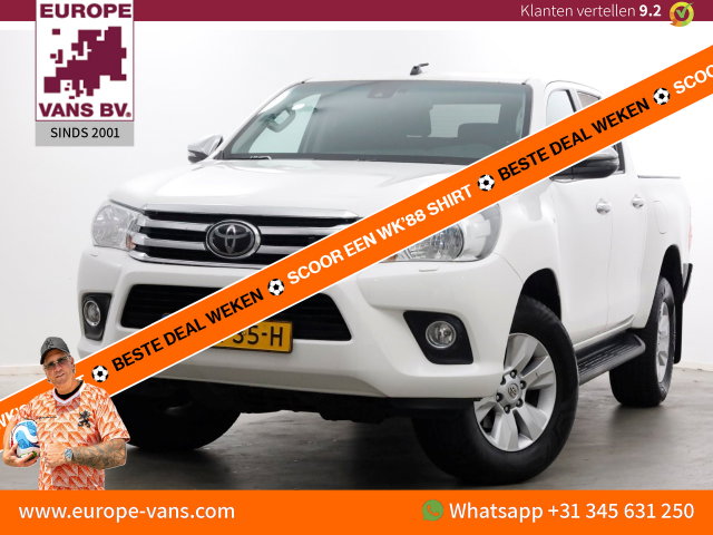 Toyota Hilux - 2.4 D-4D-F 150pk E6 4WD 4x4 Automaat Double Cab Airco/Camera 11-2019