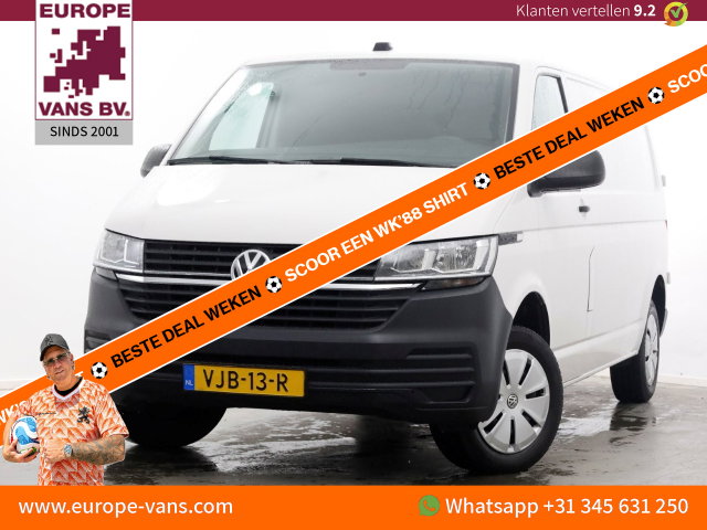 Volkswagen Transporter - T6.1 2.0 TDI 110pk Lang Airco/CarPlay 01-2021