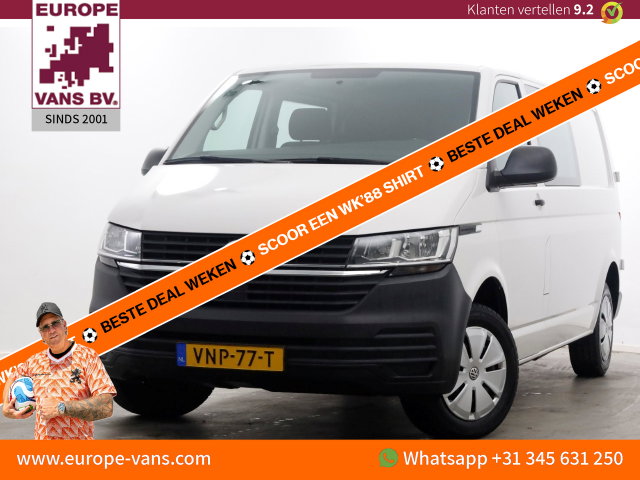 Volkswagen Transporter - T6.1 2.0 TDI 110pk Lang D.C. Airco/Cruise 02-2022