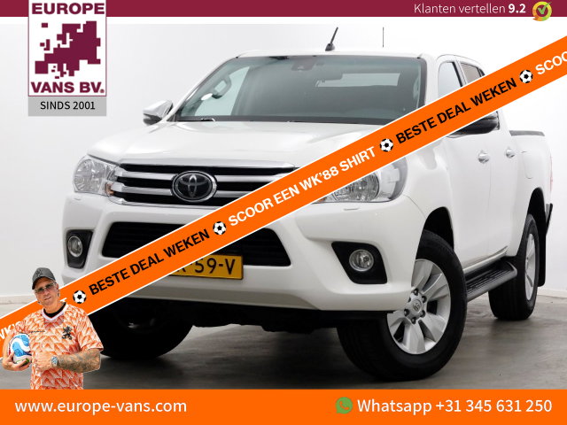 Toyota Hilux - 2.4 D-4D-F 150pk E6 4WD 4x4 Double Cab Automaat 08-2019