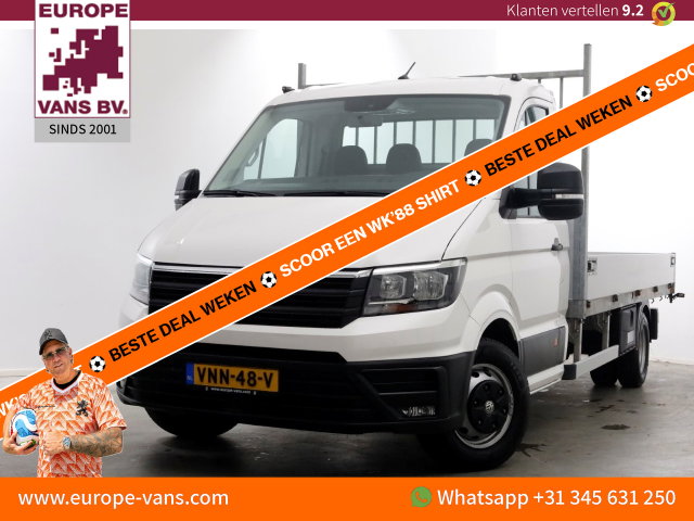 Volkswagen Crafter - 50 2.0 TDI 177pk Open Laadbak L433cm Trekhaak 3500kg 01-2022