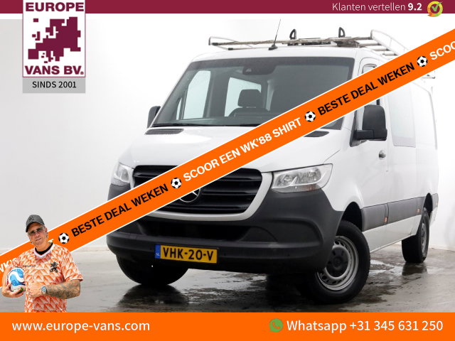 Mercedes-Benz Sprinter - 315 CDI 150pk RWD 9G Automaat L2H1 D.C. Navi/Camera/Inrichting 01-2021