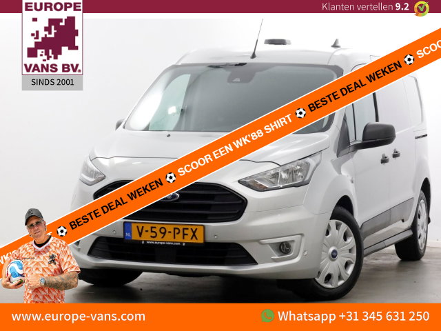 Ford Transit Connect - 1.5 EcoBlue 100pk Automaat L2 Trend ACC/Camera/3Pers./2x Schuifdeur 05-2024