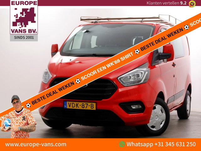 Ford Transit Custom - 2.0 TDCI 130pk L1H1 Trend D.C. Airco/Navi/Imperiaal 11-2019