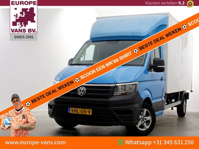 Volkswagen Crafter - 35 2.0 TDI E6 Bakwagen met achterdeuren 2-Persoons 11-2020
