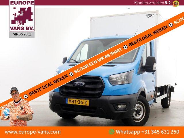 Ford Transit - 350 2.0 TDCI 130pk E6 Bakwagen met achterdeuren 2-Persoons 12-2020