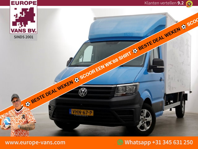 Volkswagen Crafter - 35 2.0 TDI E6 Bakwagen met achterdeuren 2-Persoons 11-2020
