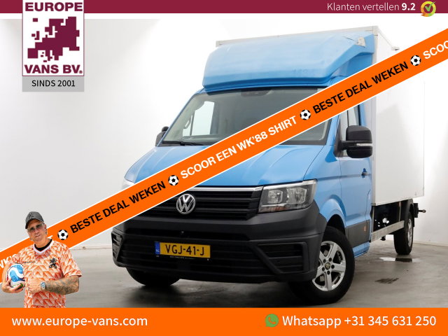 Volkswagen Crafter - 35 2.0 TDI E6 Bakwagen met achterdeuren 2-Persoons 07-2020
