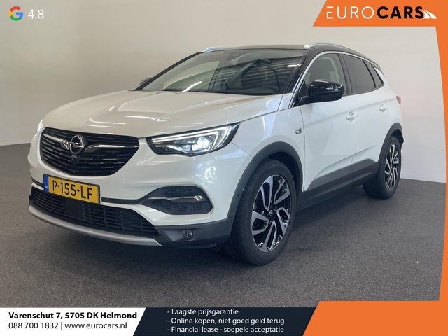 Opel Grandland X - 1.2 Turbo Ultimate Trekhaak Leder Stoelventilatie Camera Navigatie Stoelverwarming Voor en Achter DENON Audio Cruise Control LED Koplampen Keyless Entry Stuurwielverwarming 19 Inch