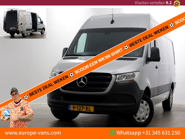 Mercedes-Benz Sprinter - 314 CDI 143pk E6 RWD 7G Automaat L2H2 Airco/Camera Trekhaak 3500kg 06-2019