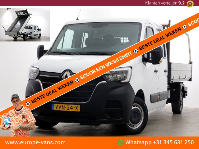 Renault Master - T35 2.3 dCi 145pk L3 D.C. Kipper 05-2023