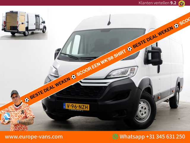 Citroën Jumper - 2.2 BlueHDi 165pk L4H2 Airco/Navi/Camera 06-2024