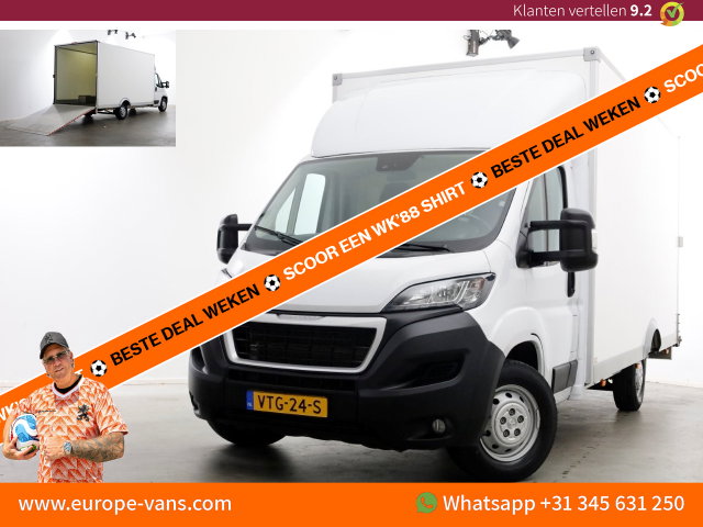 Peugeot Boxer - 2.2 BlueHDi 165pk Durisotti Lowliner Bakwagen met laadklep L454cm 01-2023