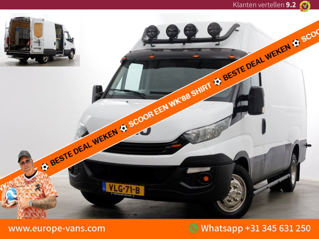 Iveco Daily - 35C14 136pk E6 HiMatic Automaat L2H2 Airco/Camera/Trekhaak 3500kg 09-2018