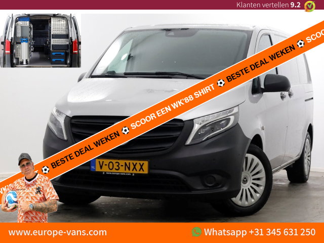 Mercedes-Benz Vito - 114 CDI 136pk Compact 9G Automaat 2x Schuifdeur/LED/Camera/Inrichting 09-2022