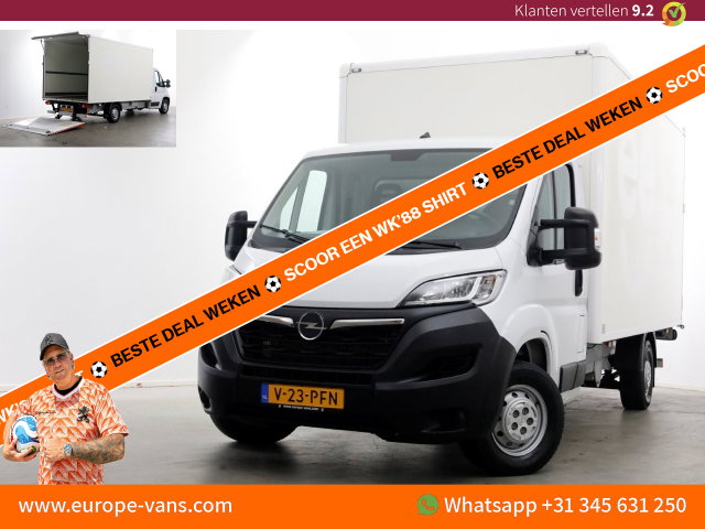 Opel Movano - 2.2D 140pk Bakwagen met laadklep 1.060kg laadvermogen 05-2022