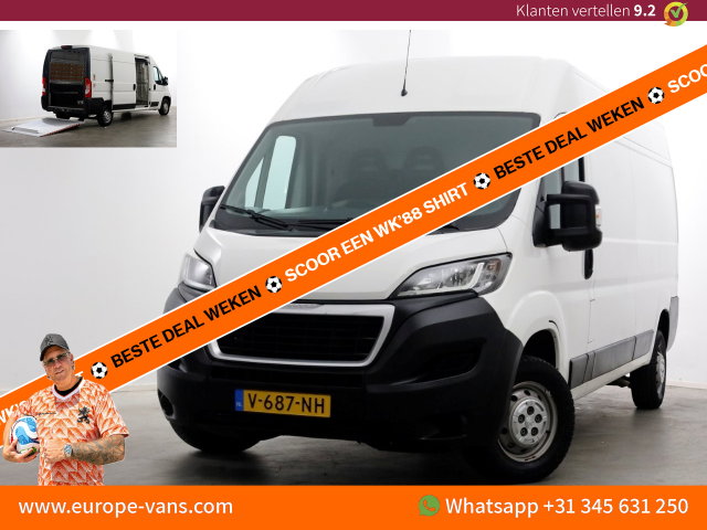Peugeot Boxer - 2.0 BlueHDI 130pk E6 L3H2 Navi/Camera Laadklep 500kg 05-2018