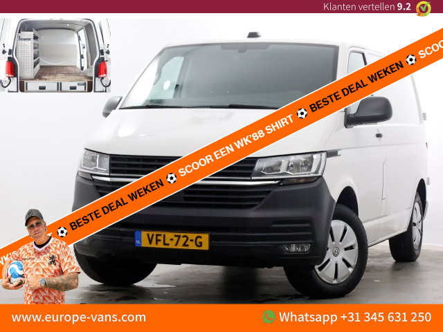 Volkswagen Transporter - T6.1 2.0 TDI 110pk L1H1 Comfortline Airco/Navi/Camera/Inrichting 04-2020