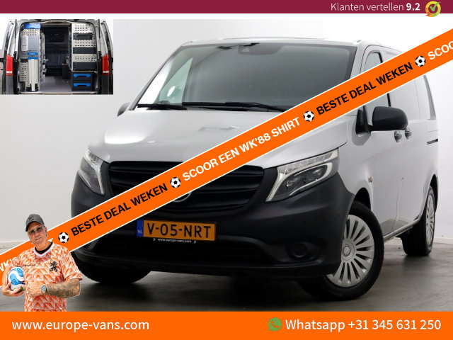 Mercedes-Benz Vito - 114 CDI 136pk Compact 9G Automaat 2x Schuifdeur/LED/Camera/Inrichting 08-2022