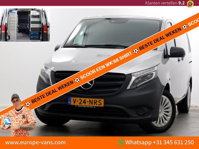 Mercedes-Benz Vito - 114 CDI 136pk Compact 9G Automaat 2x Schuifdeur/LED/Camera/Inrichting 07-2022