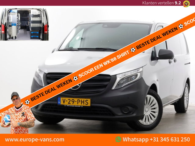 Mercedes-Benz Vito - 114 CDI 136pk Compact 9G Automaat 2x Schuifdeur/LED/Camera/Inrichting 11-2022